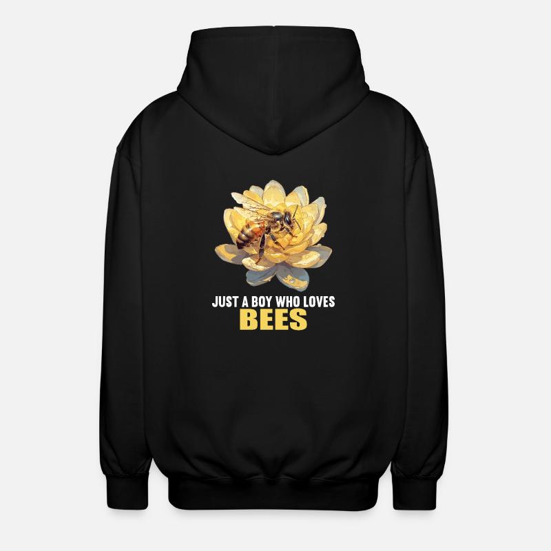 Abeilles Abeille - Veste à capuche unisexe - noir