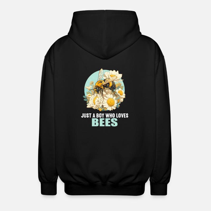 Abeilles Abeille - Veste à capuche unisexe - noir