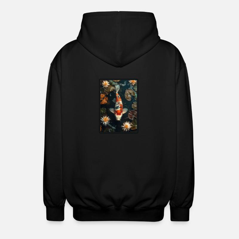 Koi Koi Carpe - Veste à capuche unisexe - noir