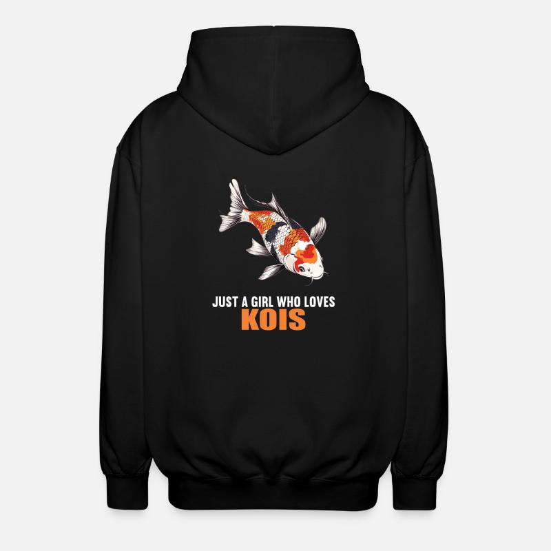 Koi Koi Carpe - Veste à capuche unisexe - noir