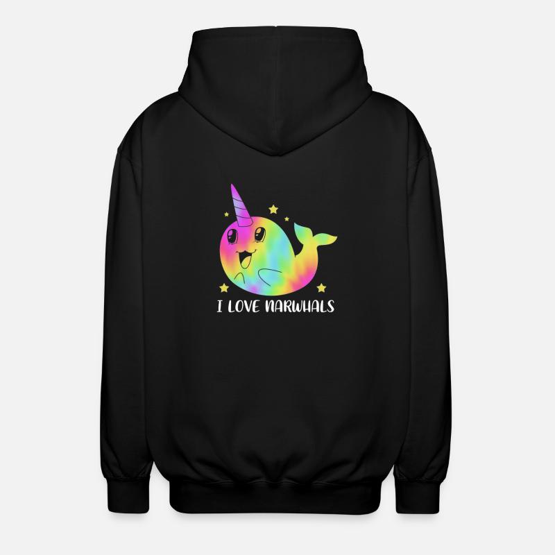 Narval - Veste à capuche unisexe - noir