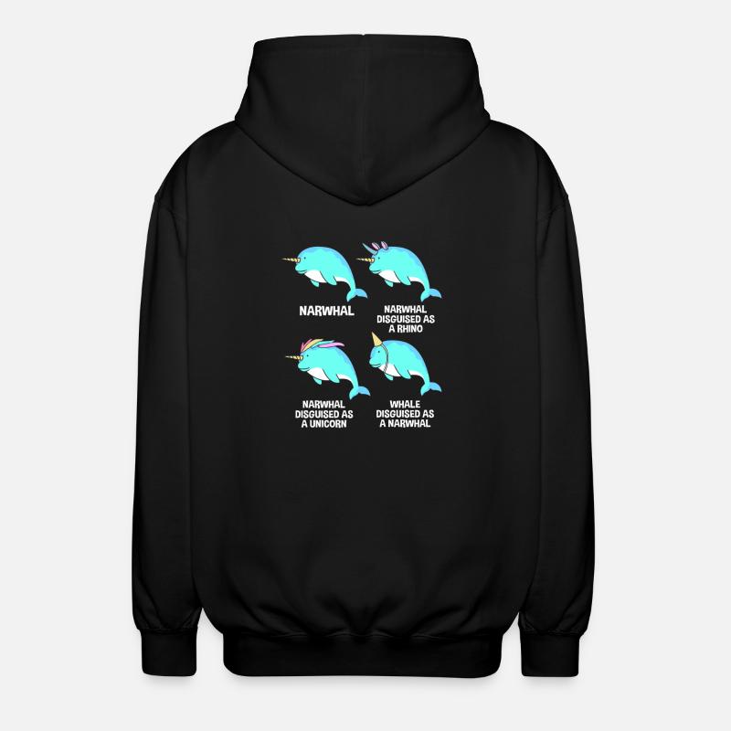 Narval - Veste à capuche unisexe - noir