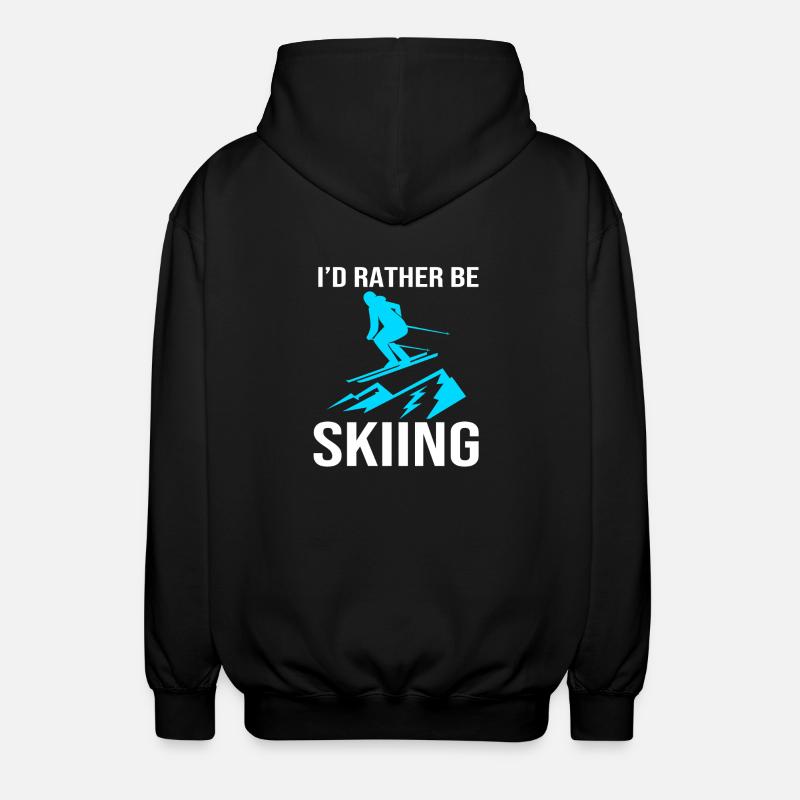 Ski Ski Holiday - Unisex Hooded Jacket - black