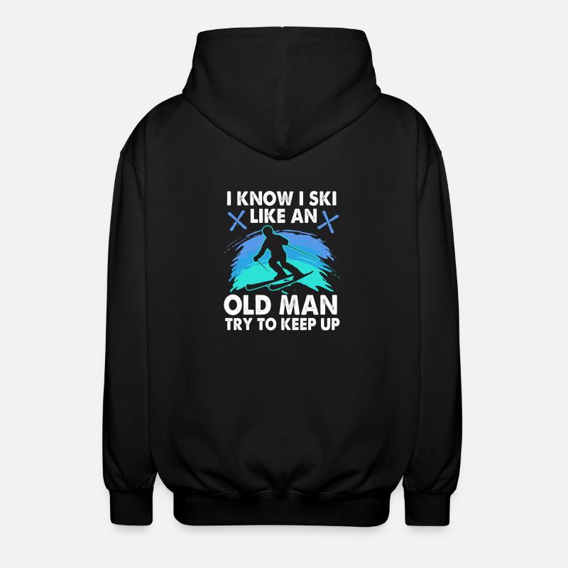 Ski Ski Holiday - Unisex Hooded Jacket - black