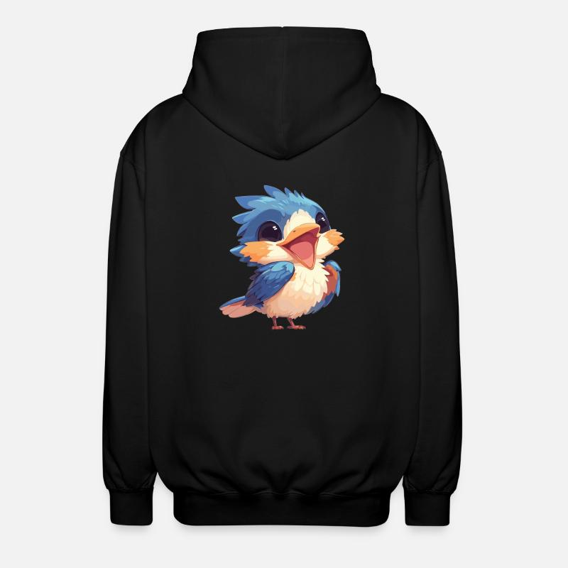 Martin-pêcheur Martin-pêcheur - Veste à capuche unisexe - noir