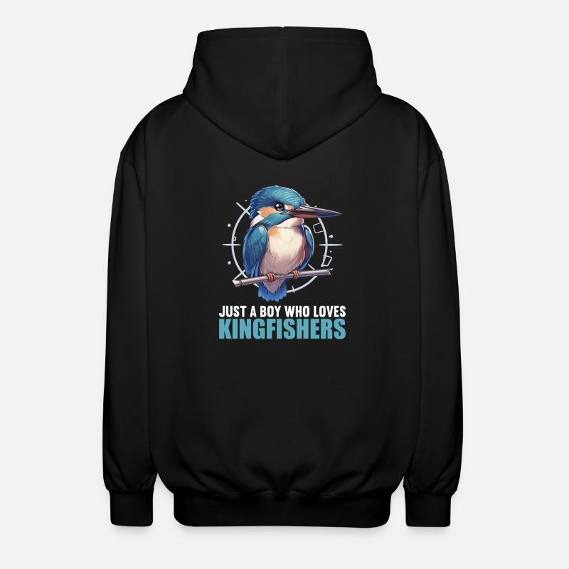Kingfishers Kingfisher - Unisex Hooded Jacket - black