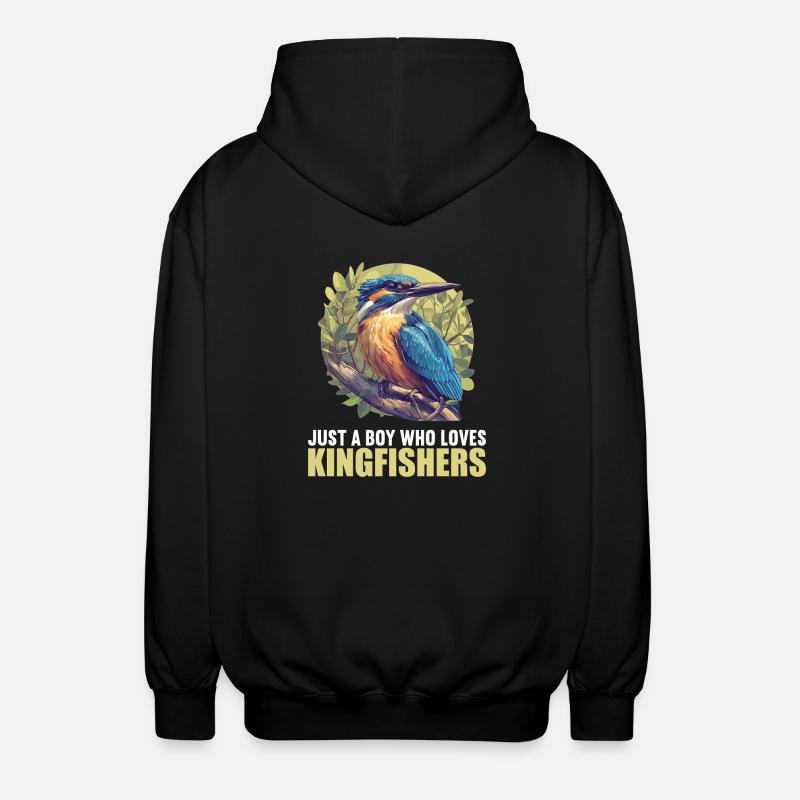 Kingfishers Kingfisher - Unisex Hooded Jacket - black