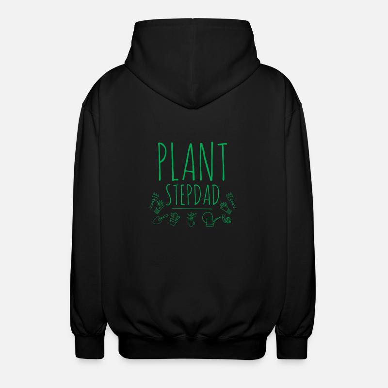 Plant Stepdad 2 - Unisex Kapuzenjacke - Schwarz