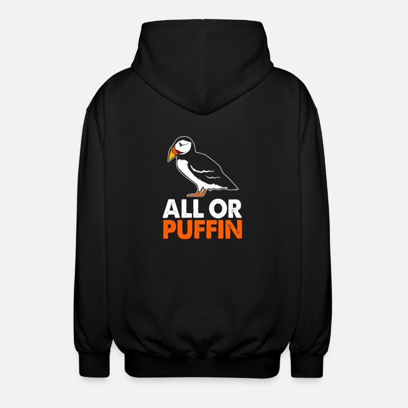 Macareux Papageientaucher - Veste à capuche unisexe - noir