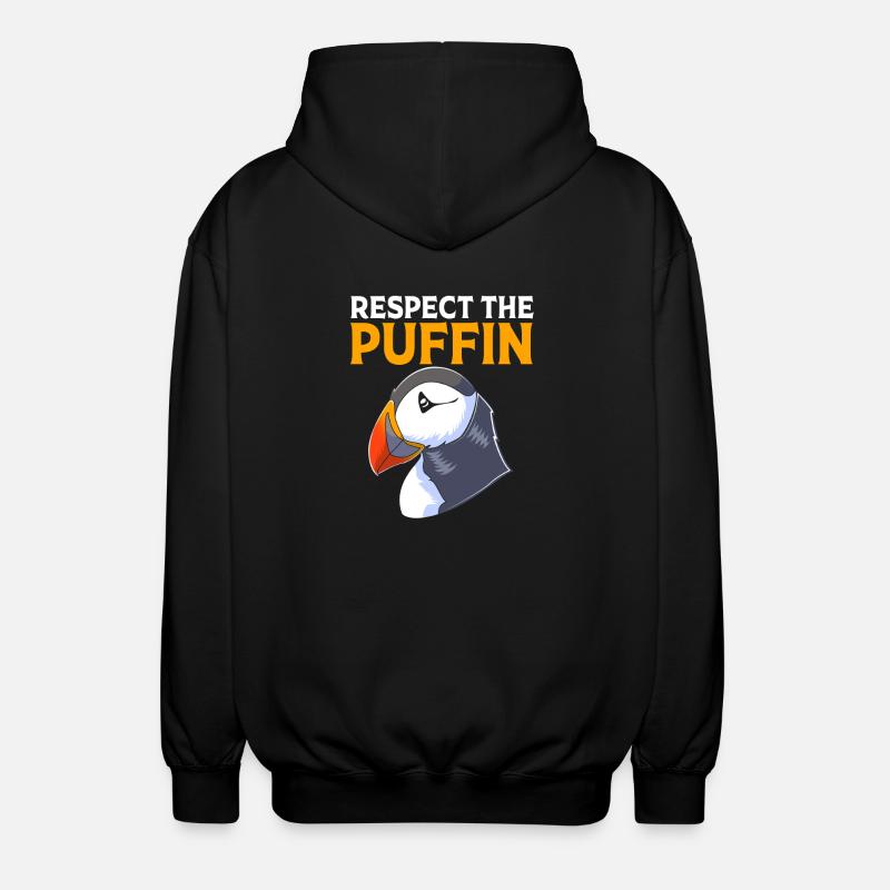 Macareux Papageientaucher - Veste à capuche unisexe - noir