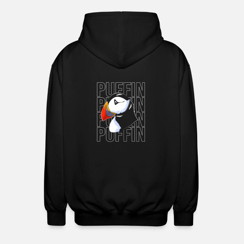 Macareux Papageientaucher - Veste à capuche unisexe - noir