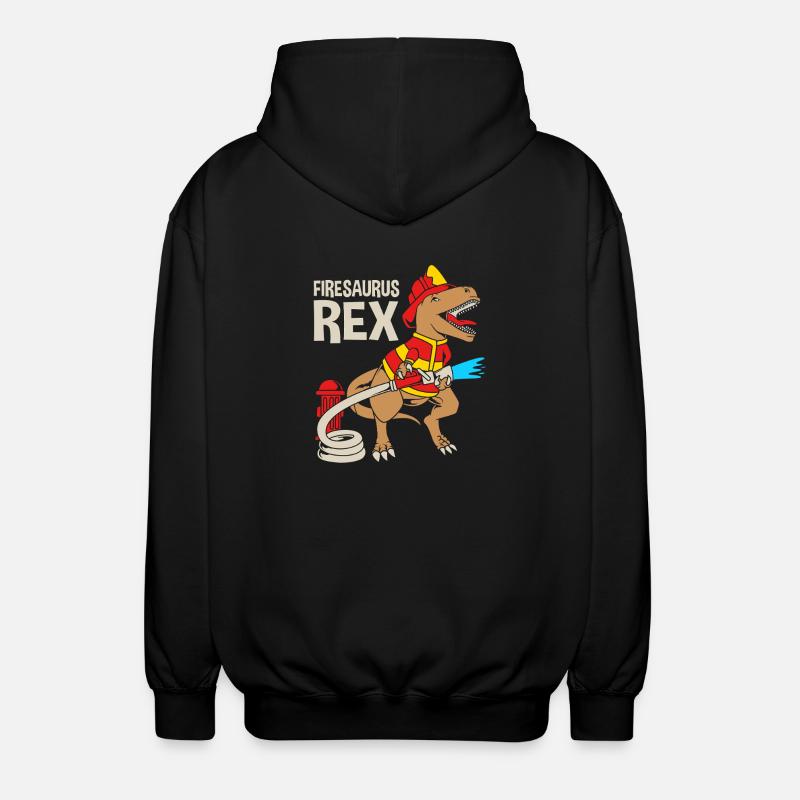 Firefighter Fire Brigade - Unisex Hooded Jacket - black