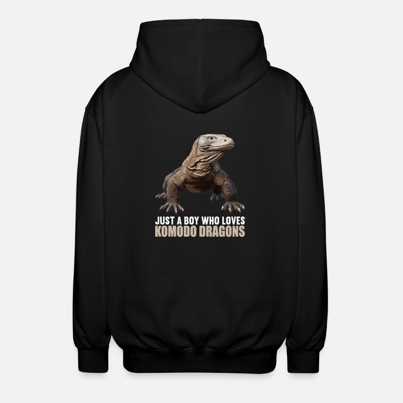 Komodowarane Komodowaran - Unisex Kapuzenjacke - Schwarz