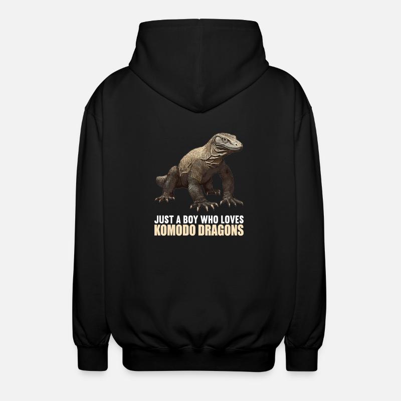 Komodowarane Komodowaran - Unisex Kapuzenjacke - Schwarz