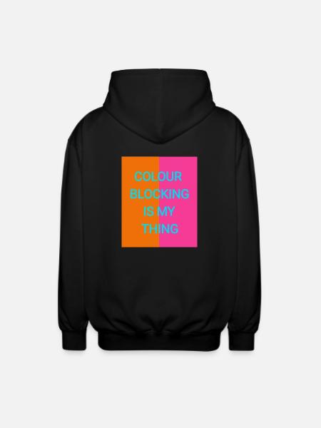 Colours mix - Unisex Hooded Jacket - black