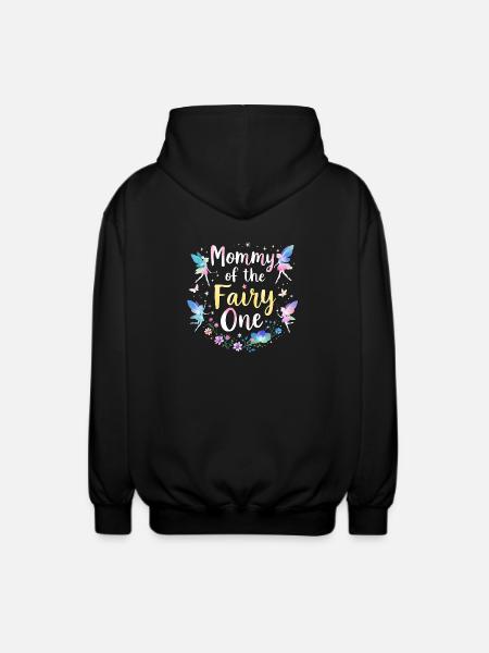 Maman de la Fée - Veste à capuche unisexe - noir