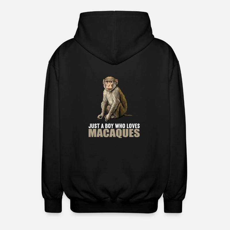 Macaque Macaque - Unisex Hooded Jacket - black