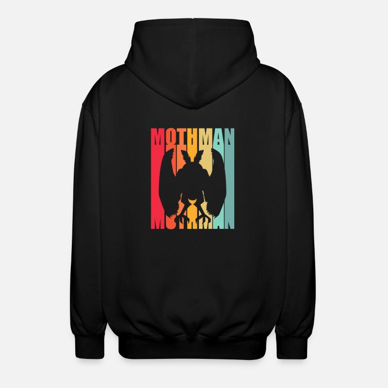 Mottenmann - Unisex Kapuzenjacke - Schwarz