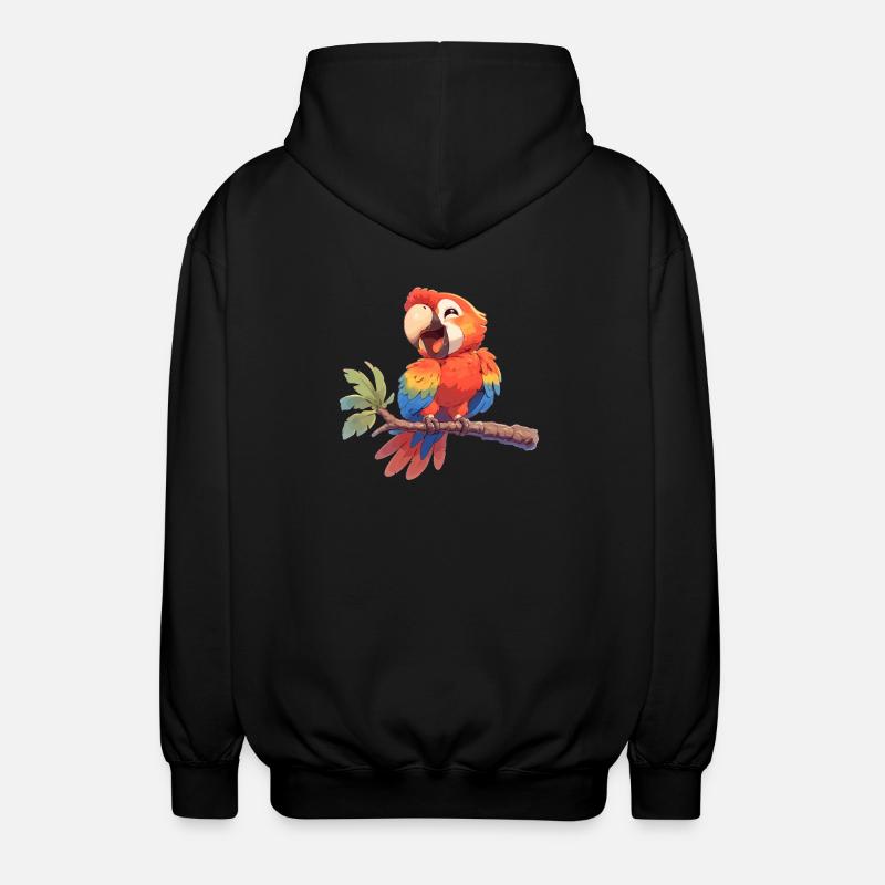 Macaw's Era - Unisex Hooded Jacket - black