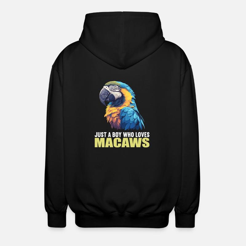 Macaw's Era - Unisex Hooded Jacket - black
