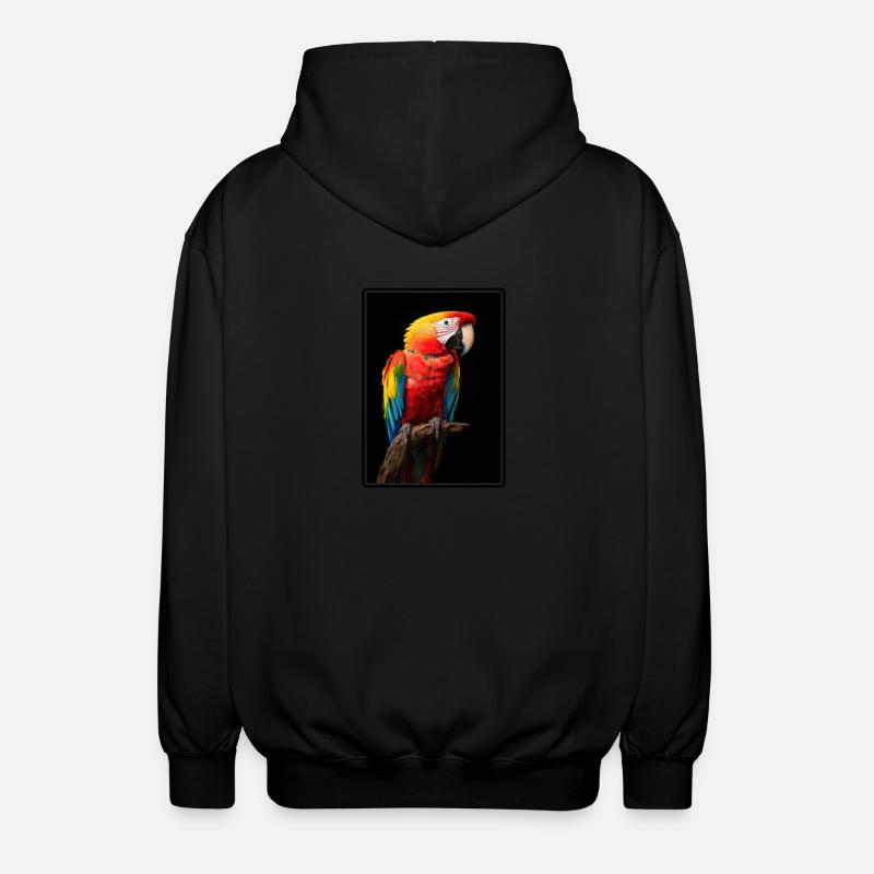Macaw's Era - Unisex Hooded Jacket - black