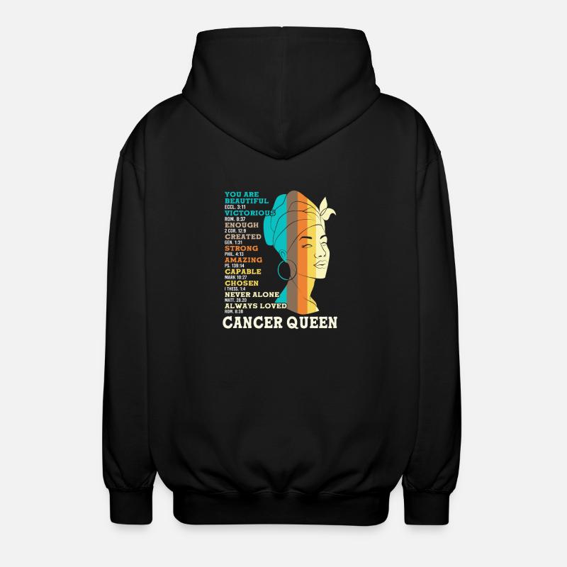 Sternzeichen Krebs - Unisex Kapuzenjacke - Schwarz