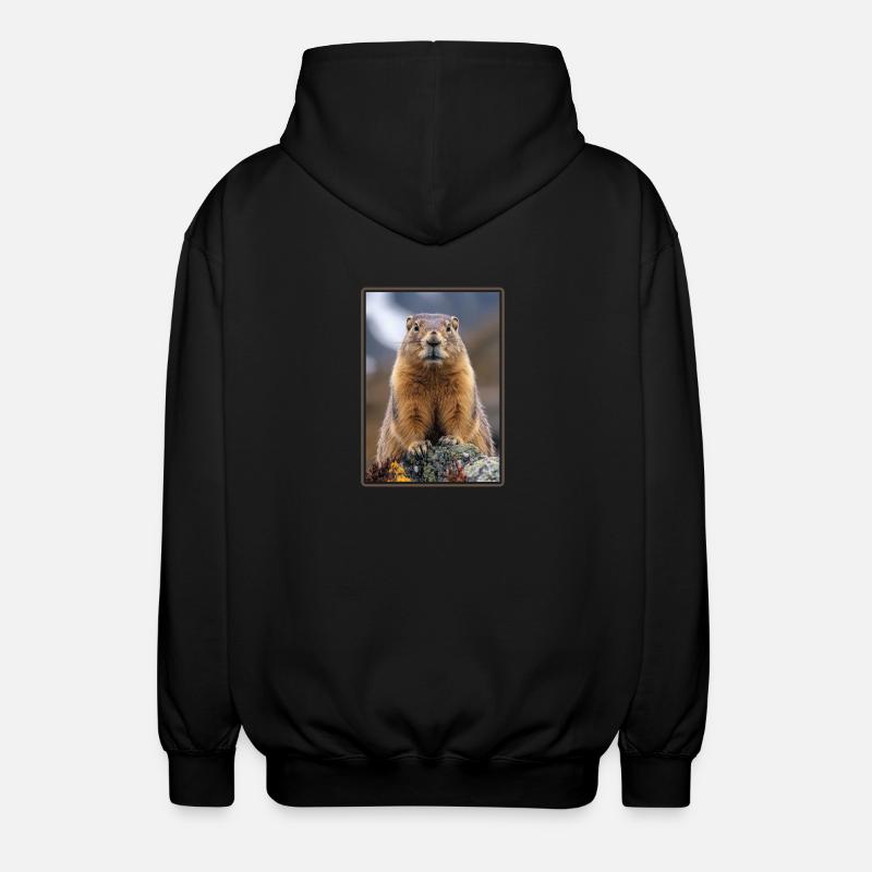 Marmottes Marmottes - Veste à capuche unisexe - noir