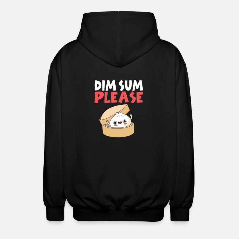 Dim sum - Veste à capuche unisexe - noir