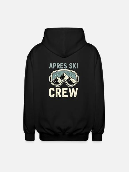 Après Ski Crew - Unisex Hooded Jacket - black