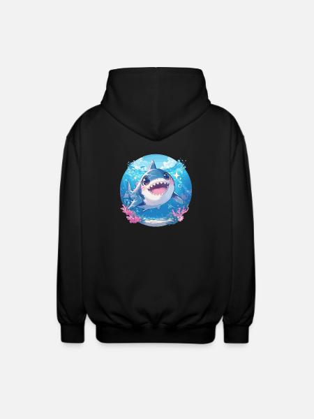 Megalodons Megalodon - Unisex Hooded Jacket - black