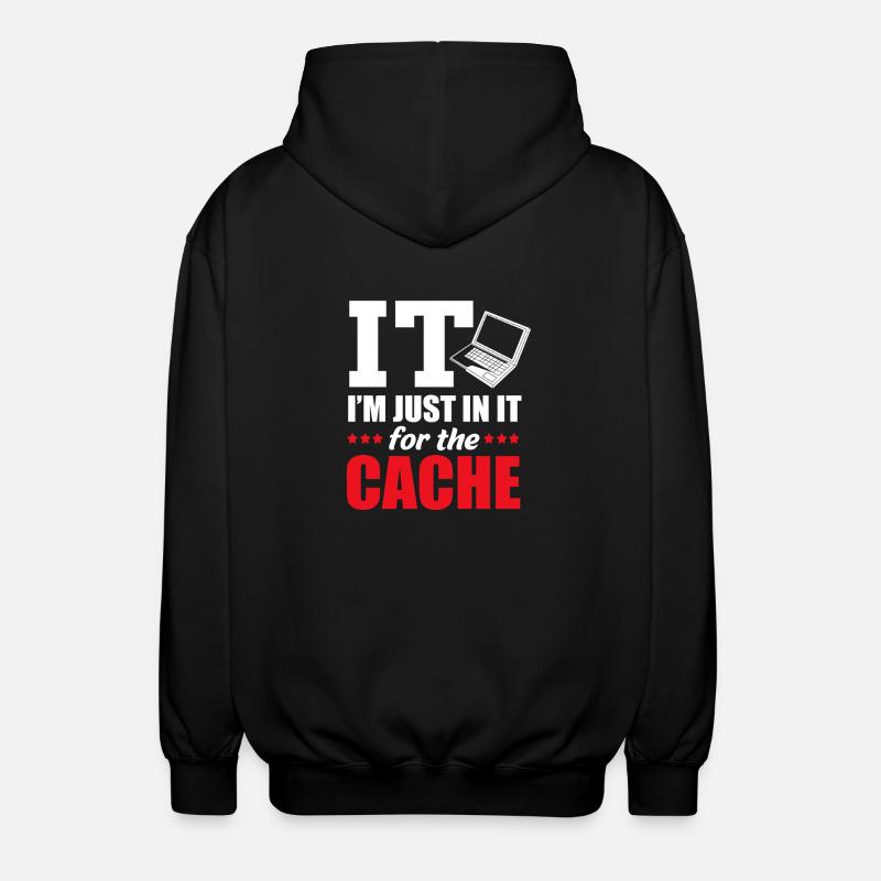 Assistance technique - Veste à capuche unisexe - noir