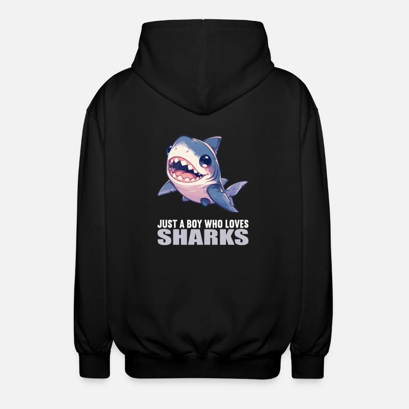 Requins Requin - Veste à capuche unisexe - noir