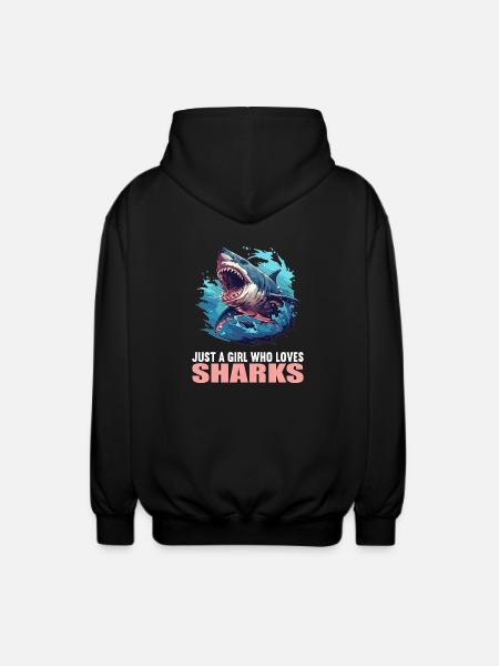 Requins Requin - Veste à capuche unisexe - noir