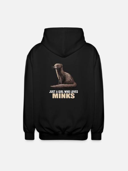 Mink Mink - Unisex Hooded Jacket - black