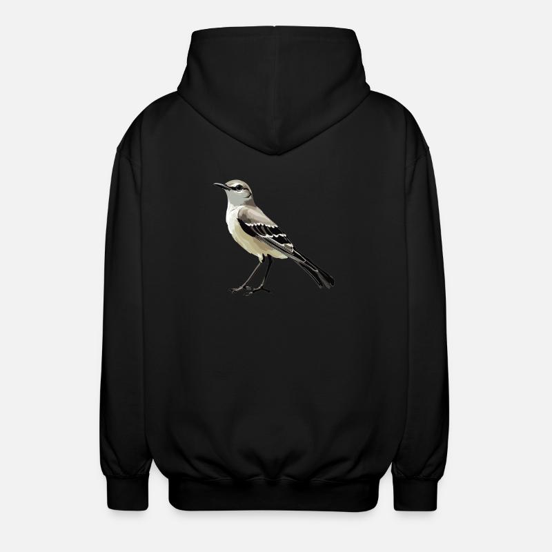Spottdrosseln Spottdrossel - Unisex Kapuzenjacke - Schwarz