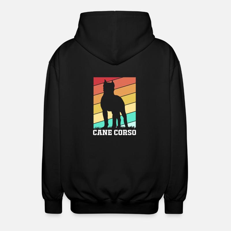 Cane Corso - Unisex Kapuzenjacke - Schwarz