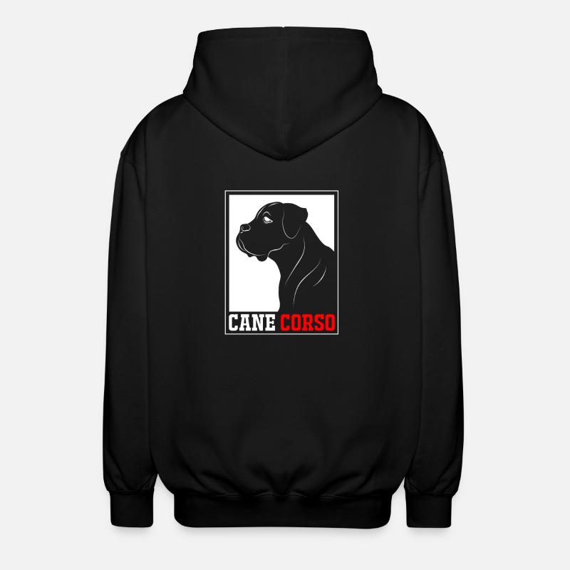 Cane Corso - Unisex Kapuzenjacke - Schwarz