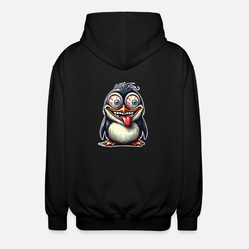 Pingouin - Veste à capuche unisexe - noir