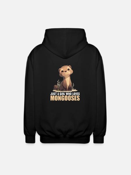 Mongoose's Mongoose - Unisex Hooded Jacket - black