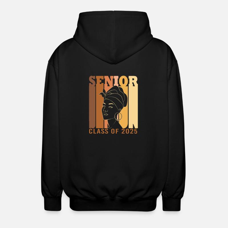 Klasse von 2025 - Unisex Kapuzenjacke - Schwarz