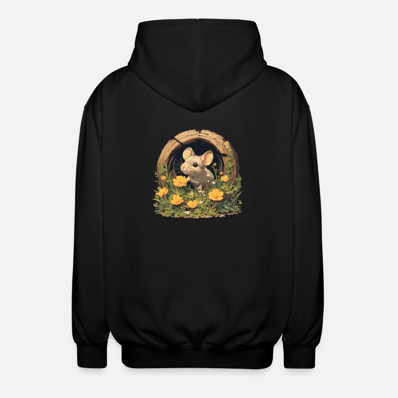 Souris Souris - Veste à capuche unisexe - noir