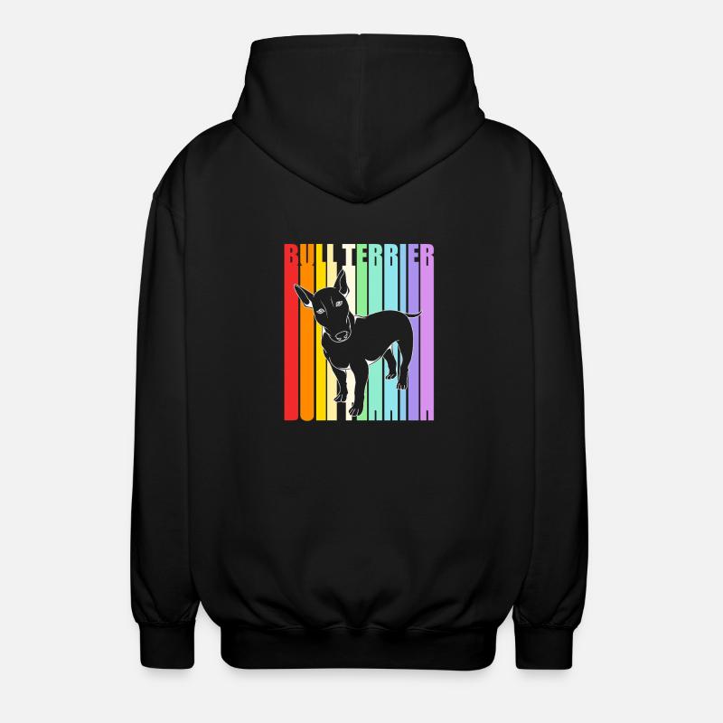 Bull terrier - Veste à capuche unisexe - noir