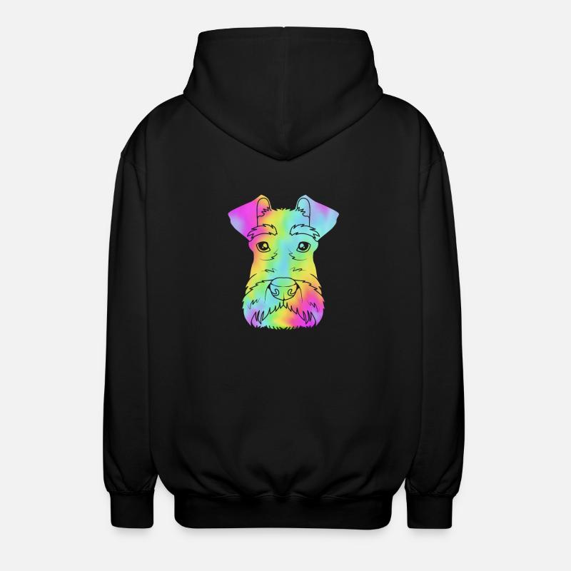 Schnauzer nain - Veste à capuche unisexe - noir