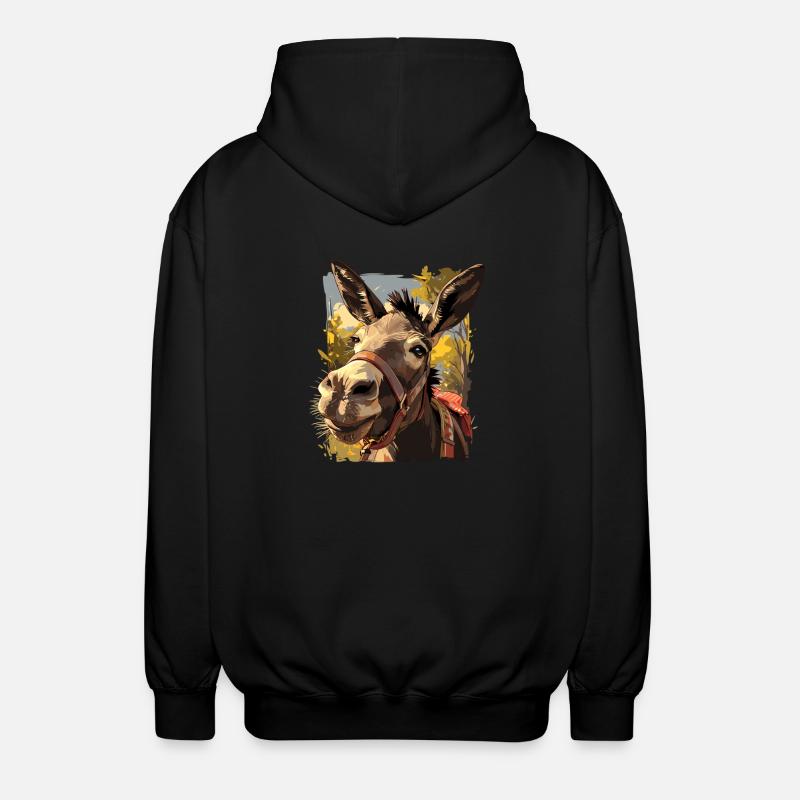 Maultiere Maultier - Unisex Kapuzenjacke - Schwarz