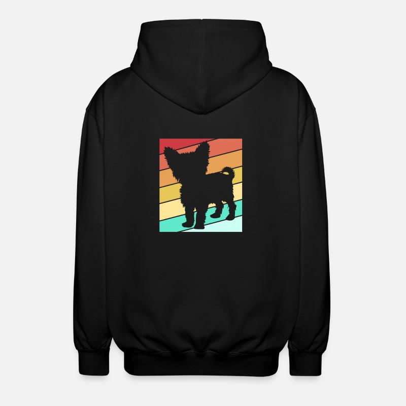 Yorkshire Terrier - Unisex Kapuzenjacke - Schwarz