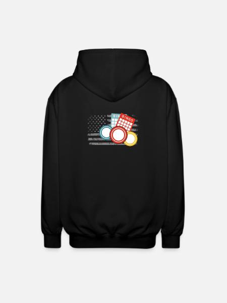 Bingo Player American Style - Unisex Hooded Jacket - black