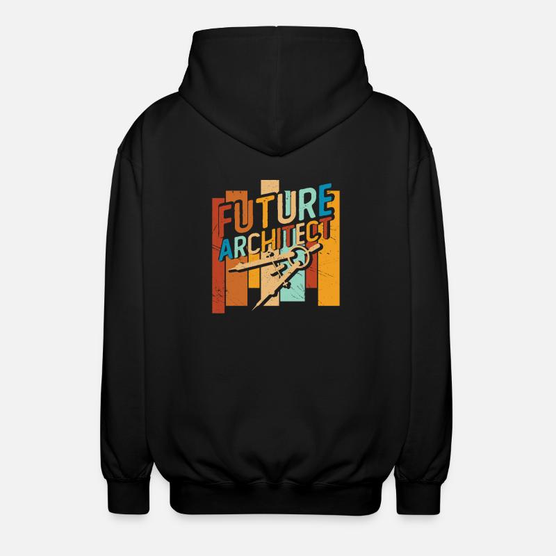 Architekt - Unisex Kapuzenjacke - Schwarz