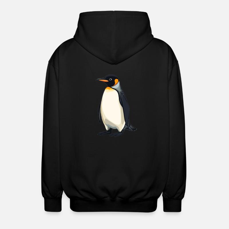 Pingouins Pingouin - Veste à capuche unisexe - noir