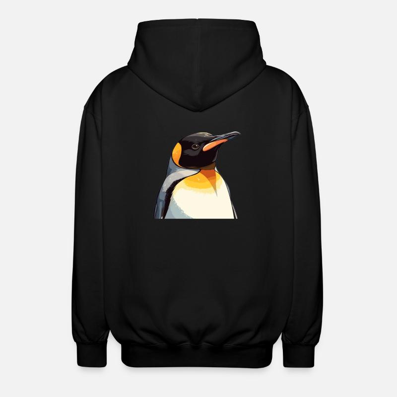 Penguins Penguin - Unisex Hooded Jacket - black