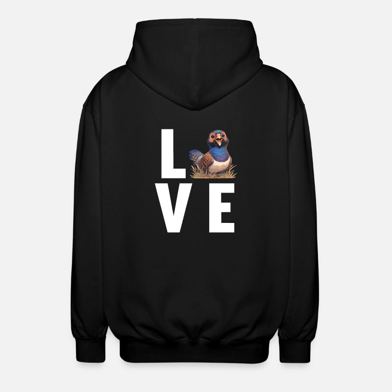 Faisans Faisan - Veste à capuche unisexe - noir